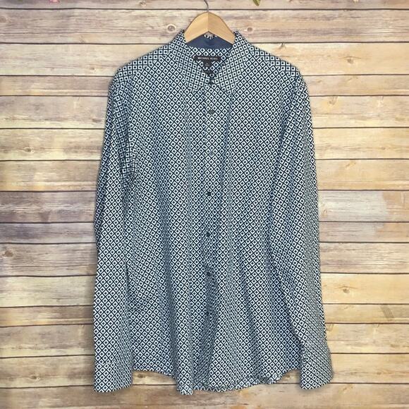 Michael Kors Classic Fit Button Down Shirt - Picture 1 of 8